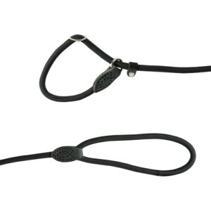 Trela Estranguladora Preta - Fina (8mm)