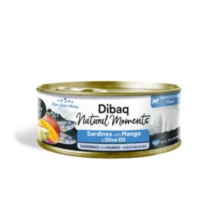 Dibaq Natural Moments 5 Star Cat (sardinhas e manga) 70gr