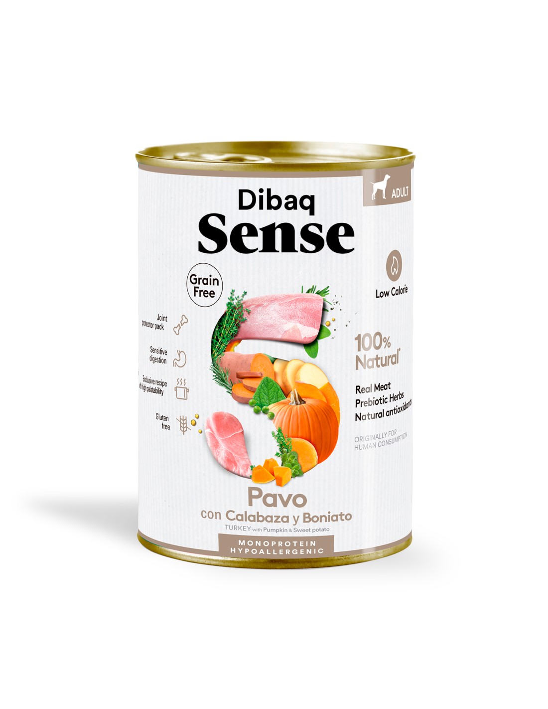Dibaq Sense Grain Free (Peru e abóbora) 380gr